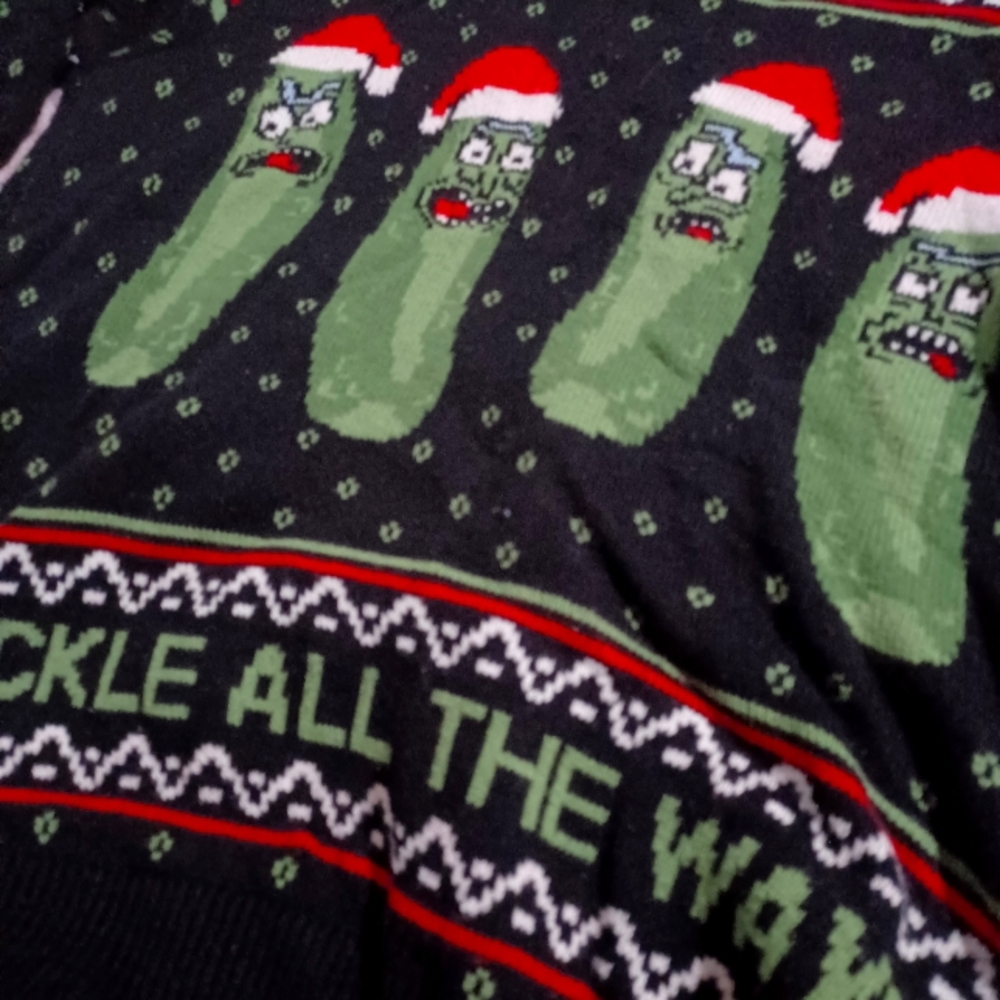 Ugly Christmas sweater from Rick and Morty